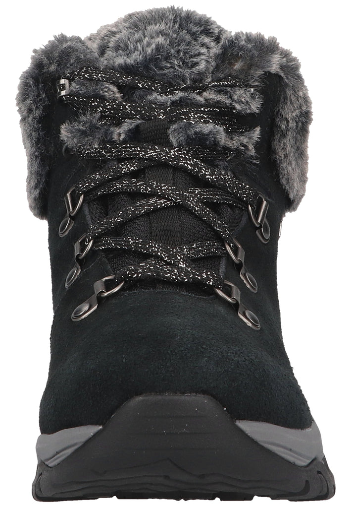 Skechers Stiefelette Veloursleder Schwarz