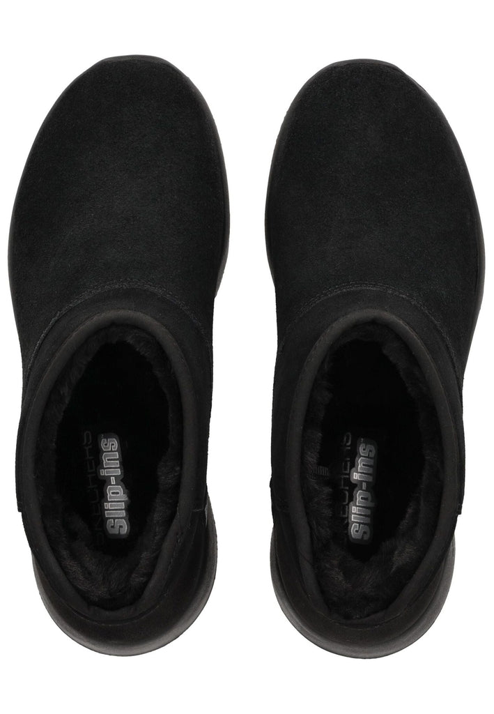 Skechers Stiefelette Veloursleder Schwarz Warmfutter