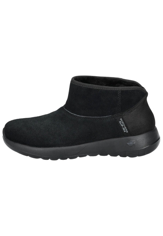 Skechers Stiefelette Veloursleder Schwarz Warmfutter