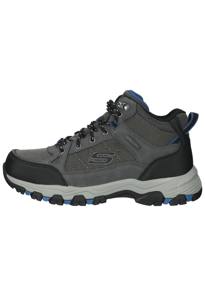Stiefeletten Skechers Stiefelette Leder Grau