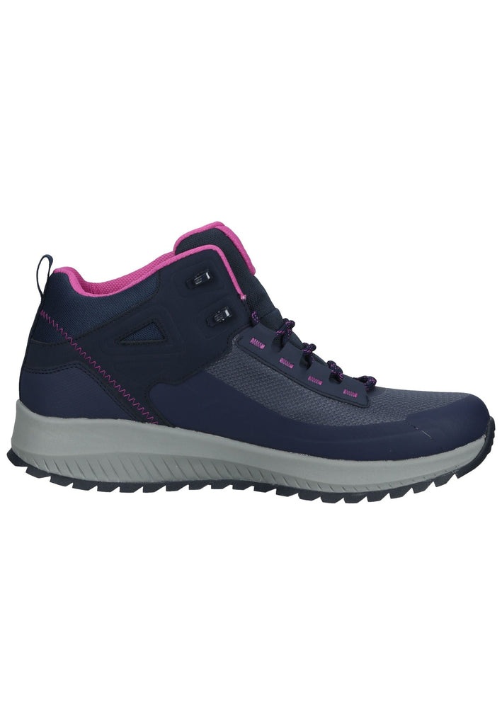 Skechers Wanderschuhe Leder Blau/Rot