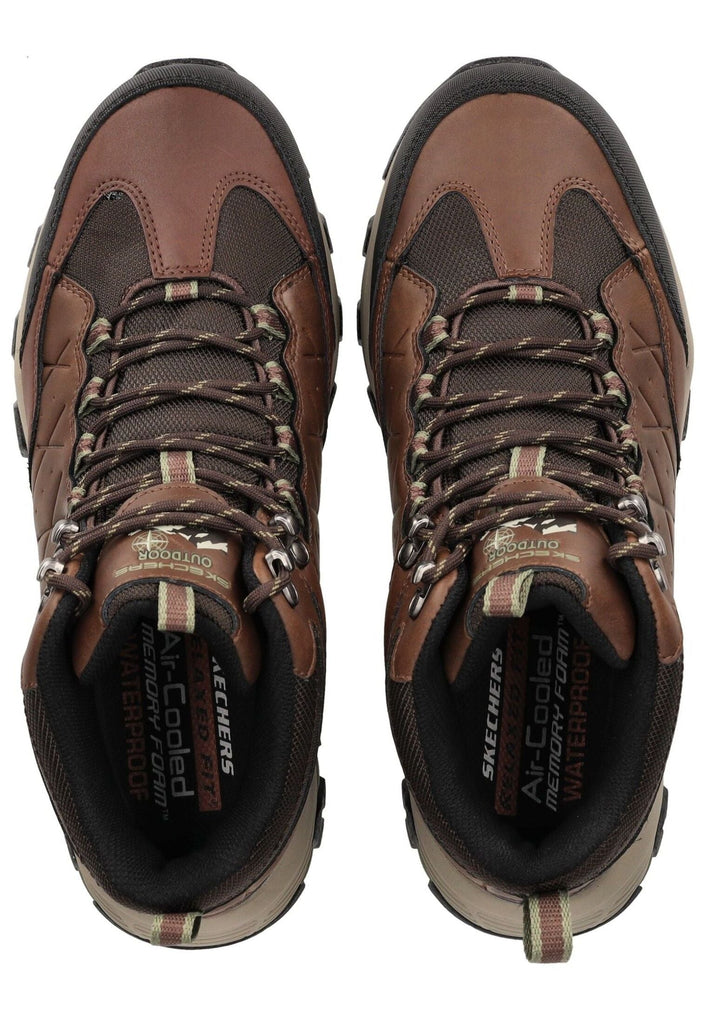 Skechers Wanderschuhe Leder Braun