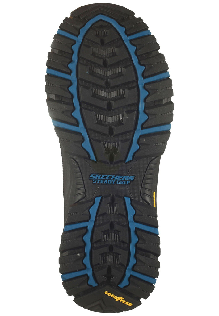 Skechers Wanderschuhe Leder Schwarz