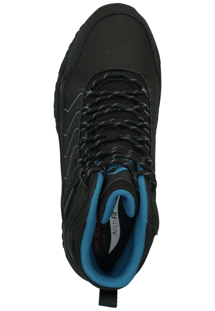 Skechers Wanderschuhe Leder Schwarz