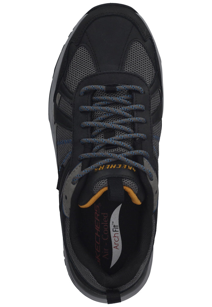 Skechers Wanderschuhe Leder Schwarz