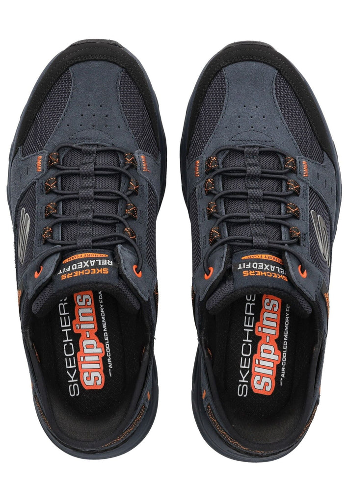 Skechers Wanderschuhe Leder/Textil Blau