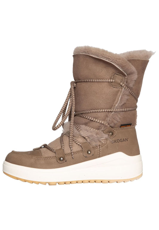 SKOGAN Stiefelette Nubukleder Mud Warmfutter