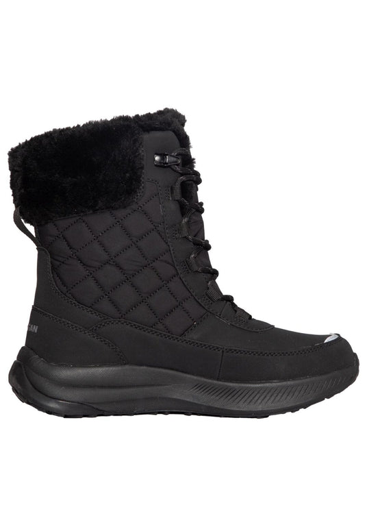 SKOGAN Stiefelette Textil Schwarz Warmfutter