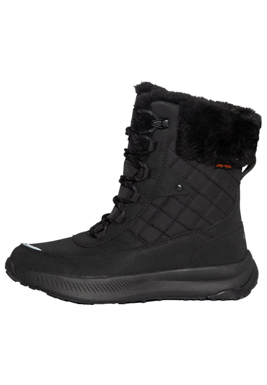 SKOGAN Stiefelette Textil Schwarz Warmfutter