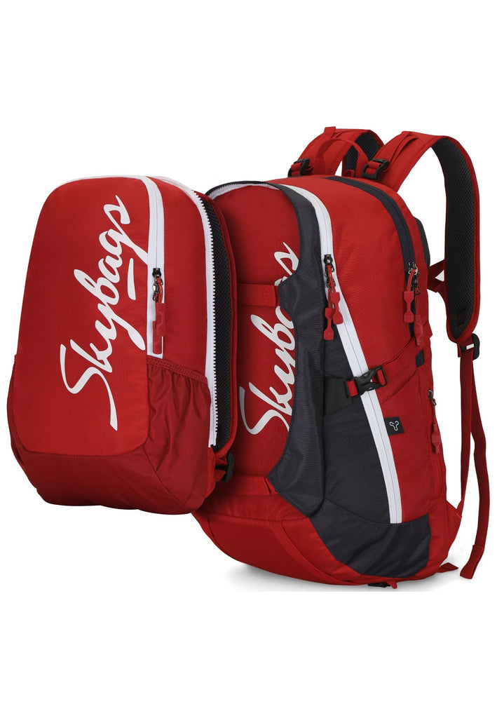 Skybags Taschen Textil Rot/Weiß