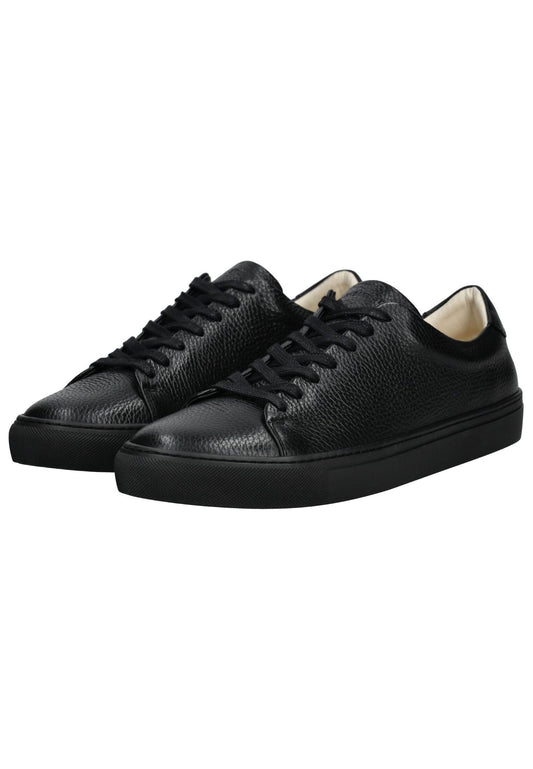 Sneaky Steve Sneaker Leder Schwarz