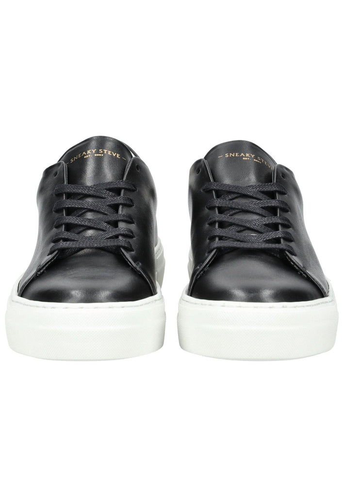 Sneaky Steve Sneaker Leder Schwarz