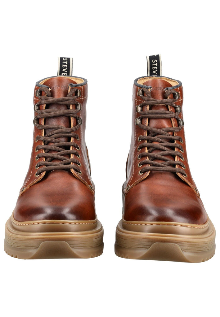 Sneaky Steve Stiefelette Leder Cognac Warmfutter