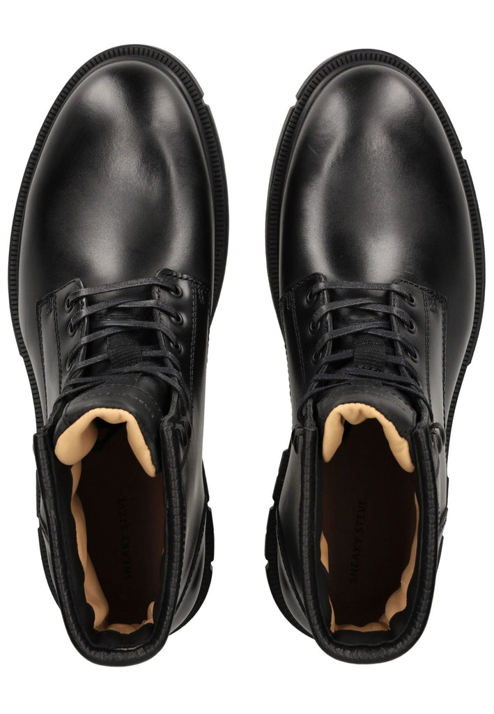 Sneaky Steve Stiefelette Leder Schwarz