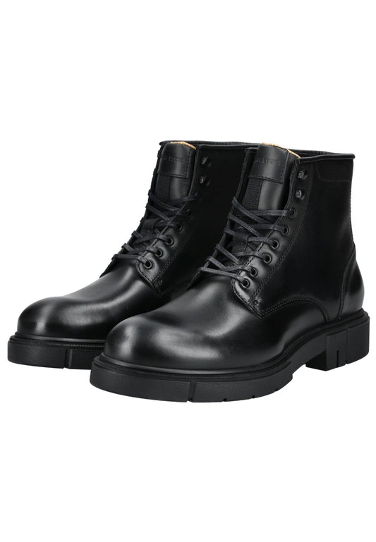 Sneaky Steve Stiefelette Leder Schwarz