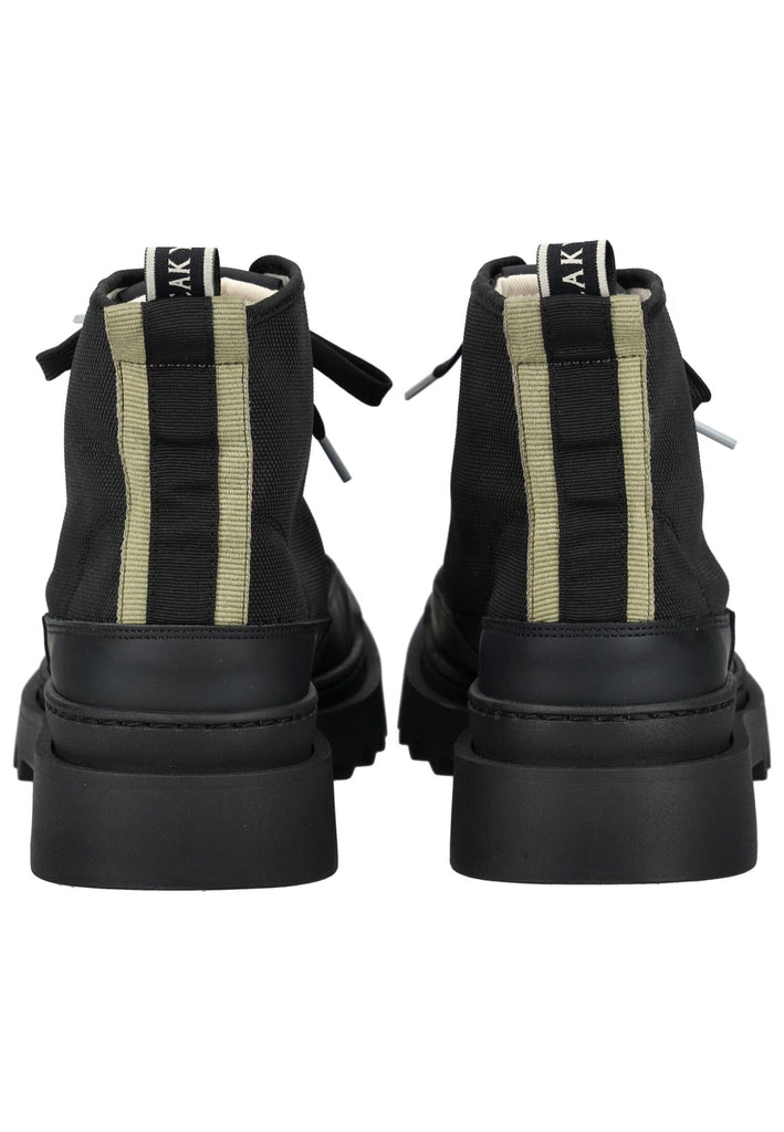 Sneaky Steve Stiefelette Nylon Schwarz Warmfutter