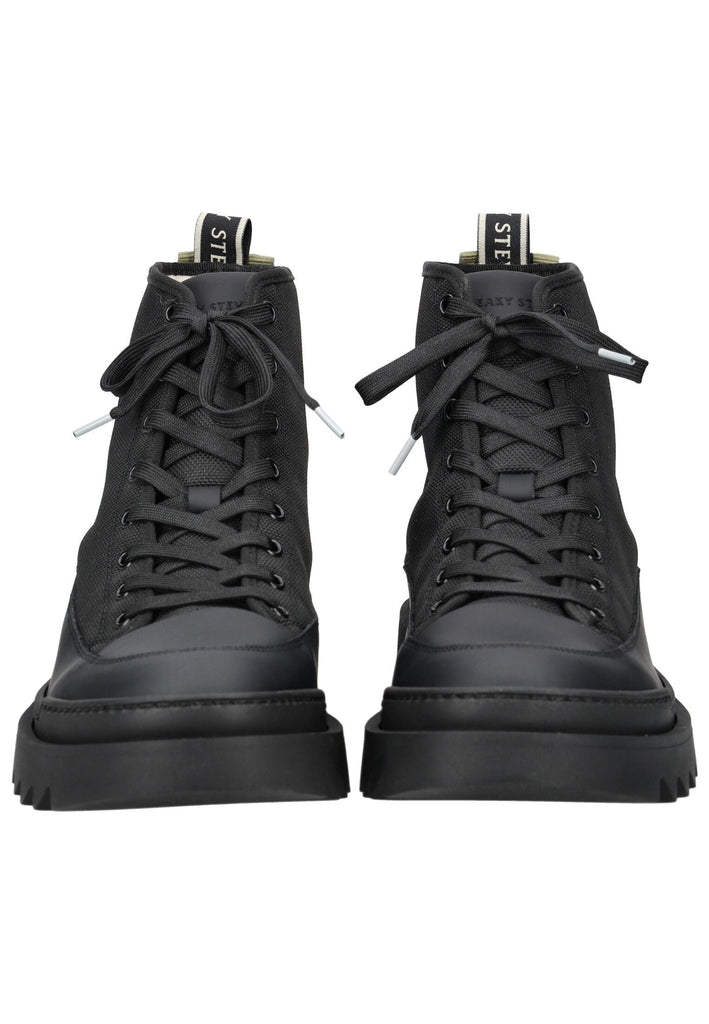 Sneaky Steve Stiefelette Nylon Schwarz Warmfutter