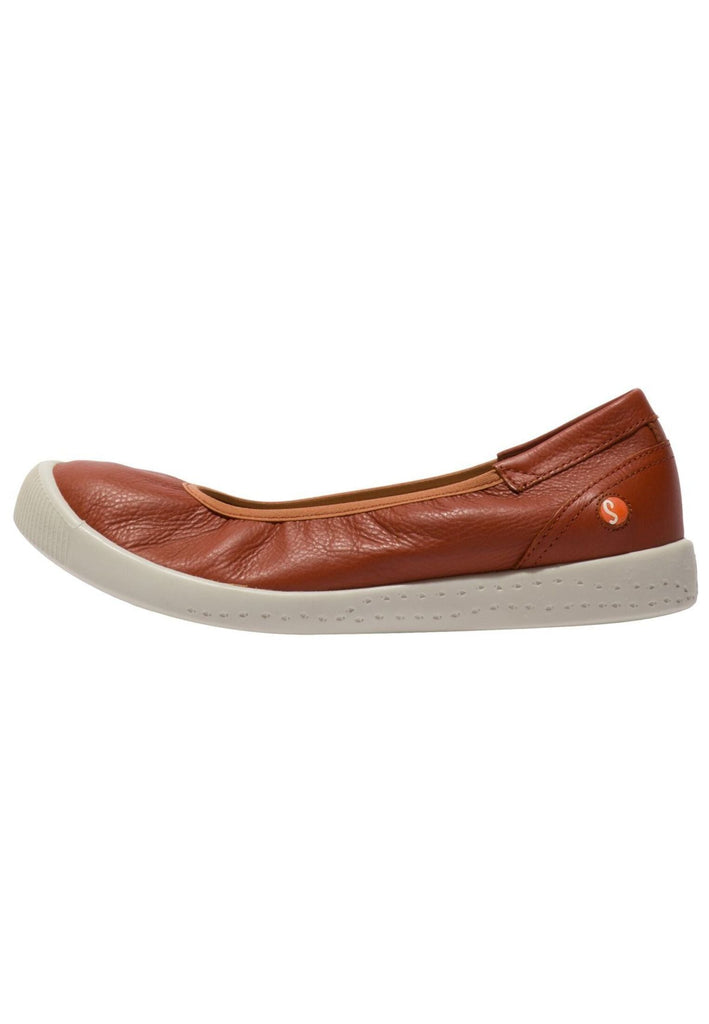 softinos Ballerinas Leder Braun