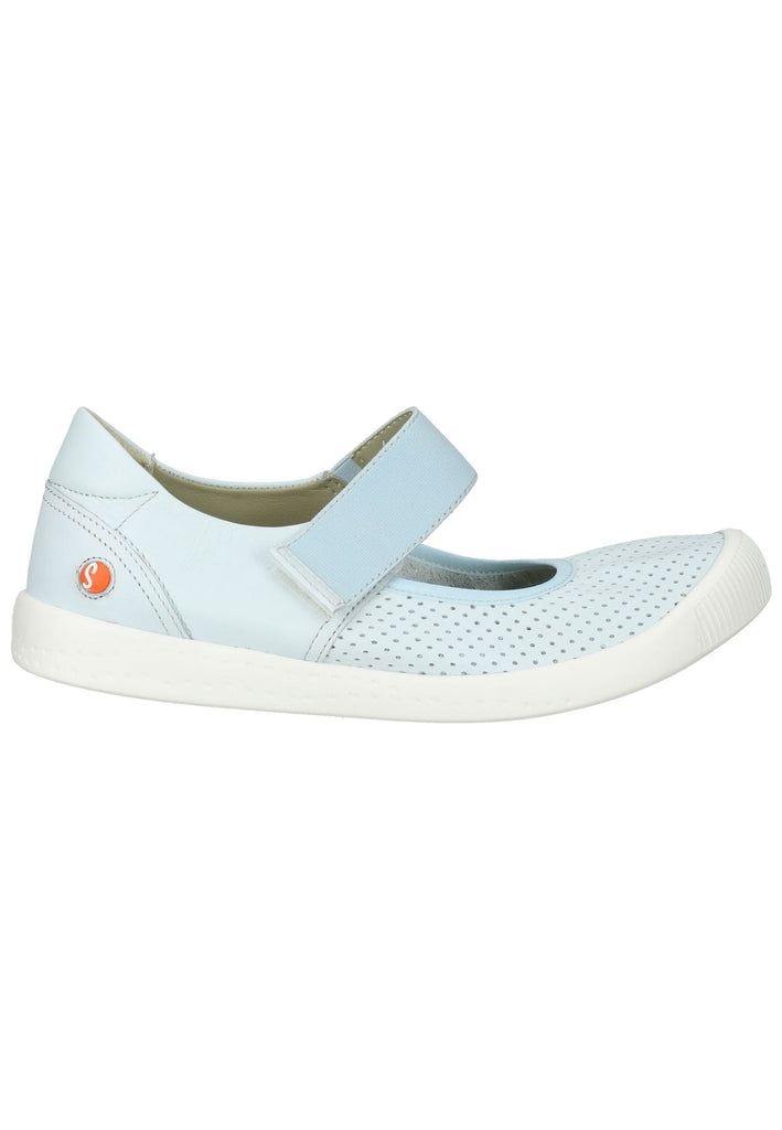 softinos Ballerinas Leder Hellblau