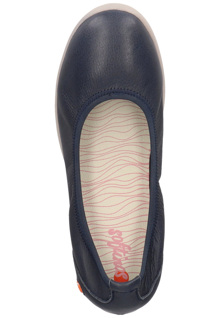 softinos Ballerinas Leder Navy