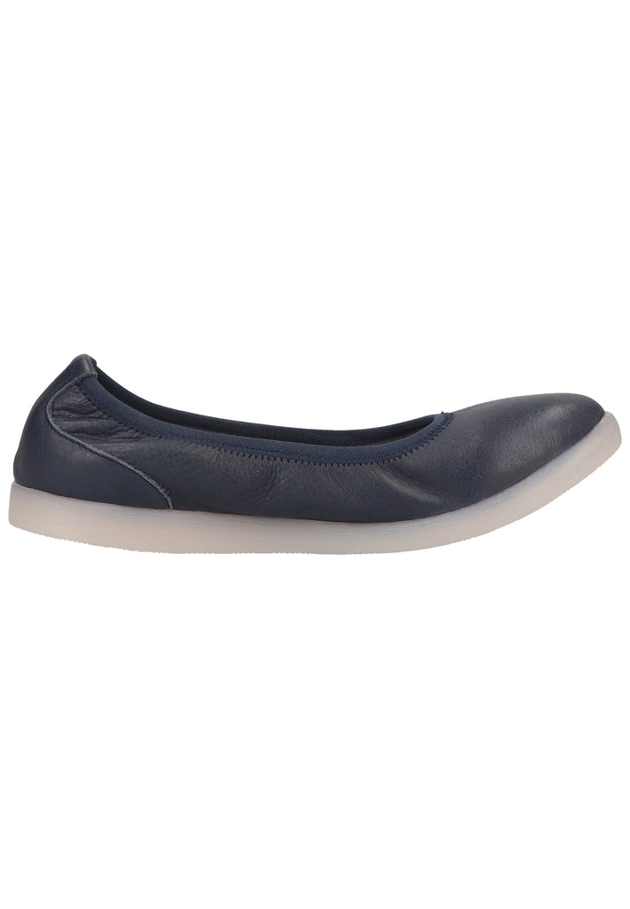 softinos Ballerinas Leder Navy