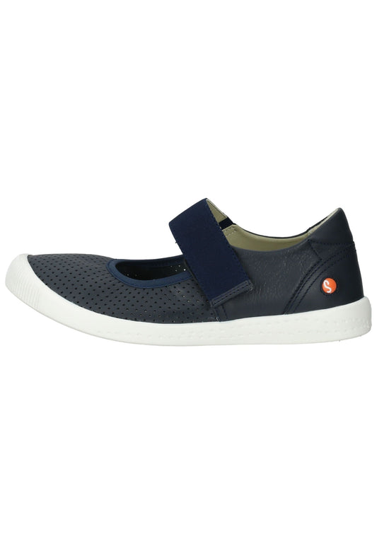 softinos Ballerinas Leder Navy
