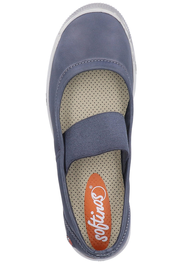 softinos Ballerinas Leder Navy