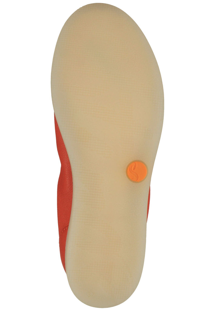 softinos Ballerinas Leder Rot