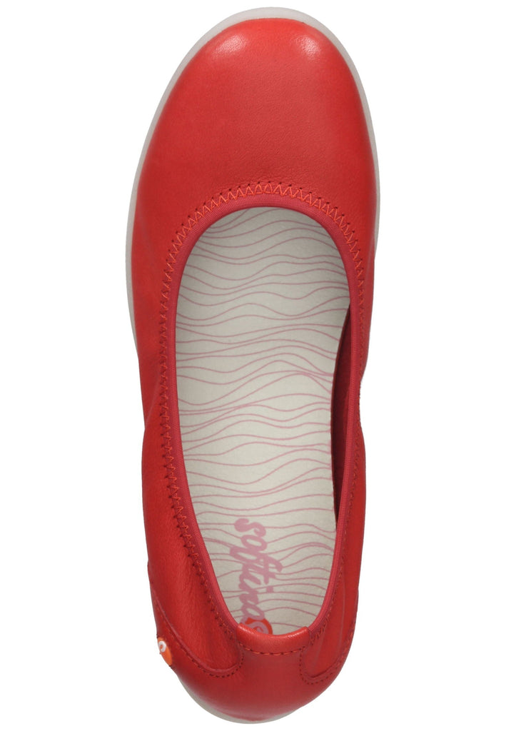 softinos Ballerinas Leder Rot