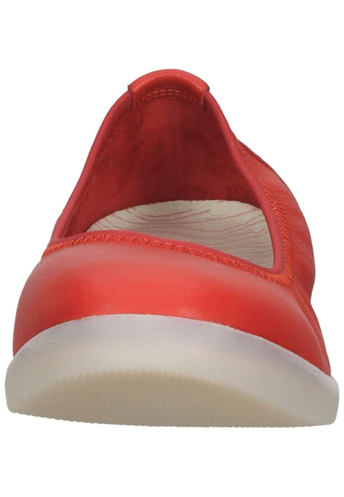 softinos Ballerinas Leder Rot