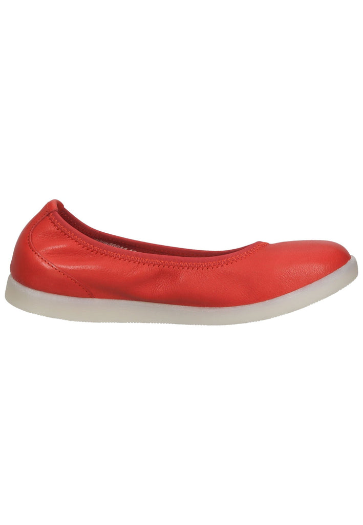 softinos Ballerinas Leder Rot