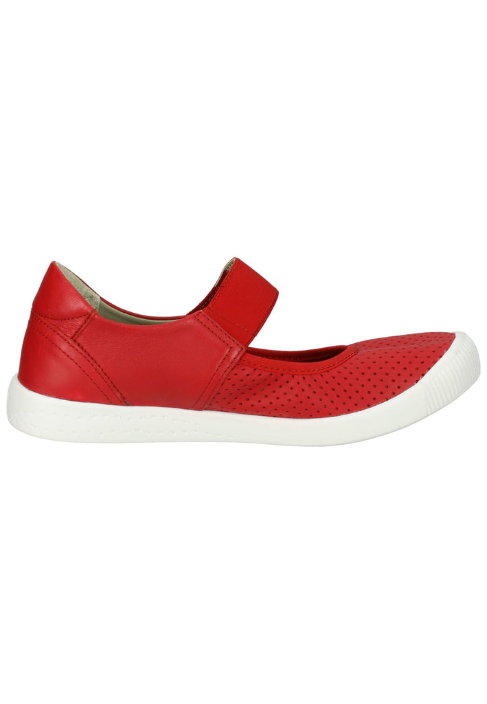 softinos Ballerinas Leder Rot