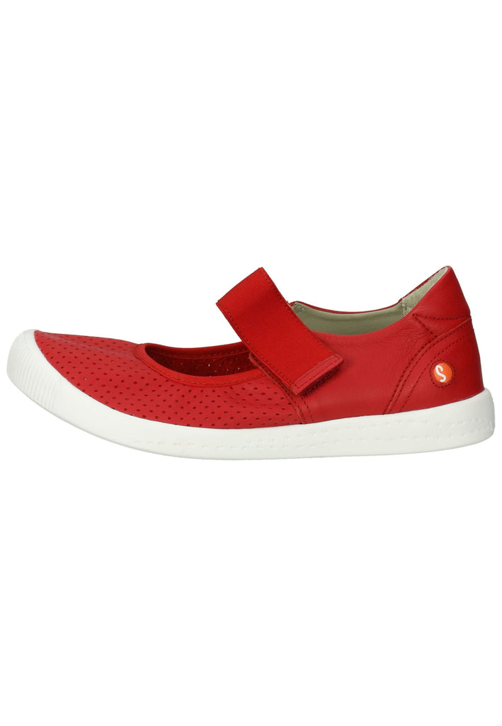 softinos Ballerinas Leder Rot