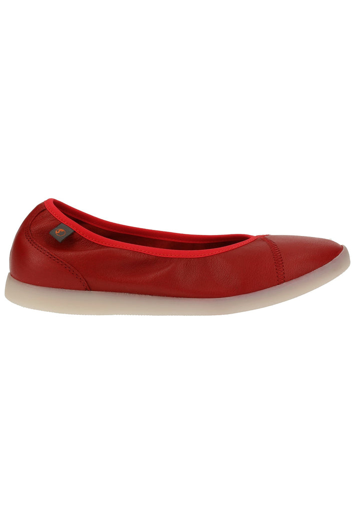 softinos Ballerinas Leder Rot