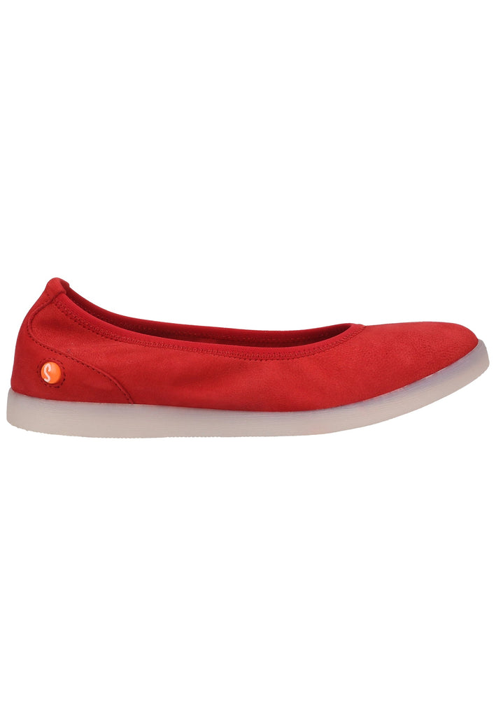 softinos Ballerinas Leder Rot