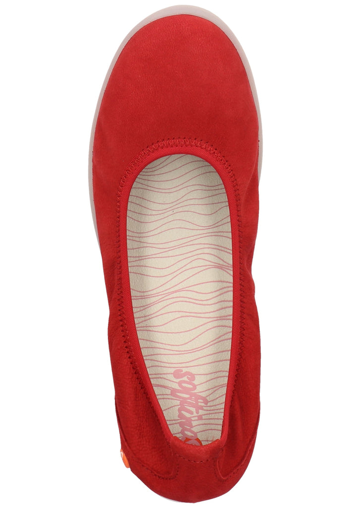 softinos Ballerinas Leder Rot