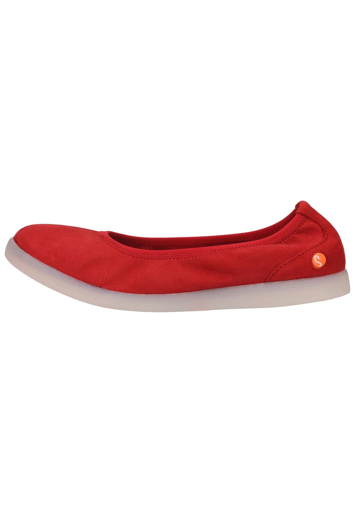 softinos Ballerinas Leder Rot