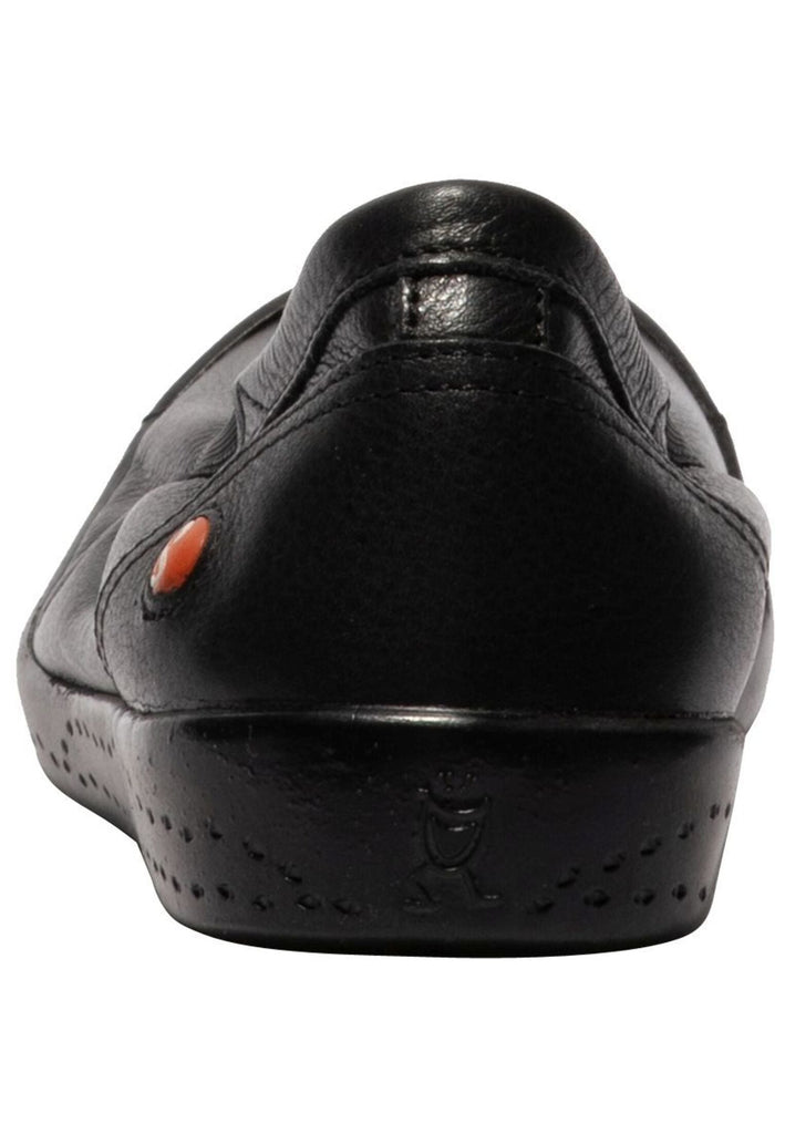 softinos Ballerinas Leder Schwarz