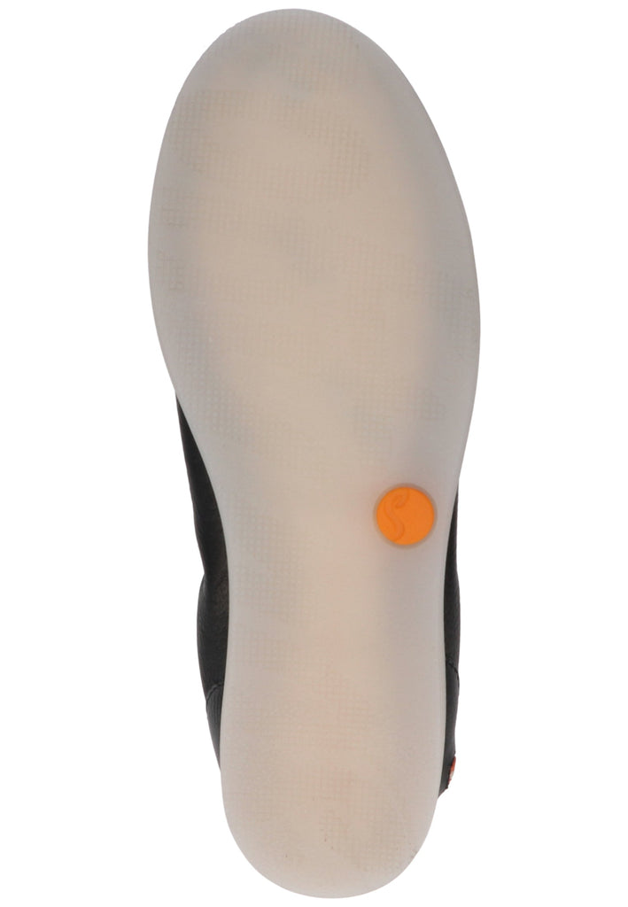 softinos Ballerinas Leder Schwarz