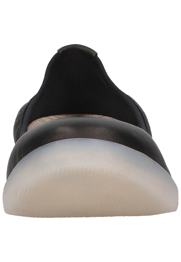 softinos Ballerinas Leder Schwarz