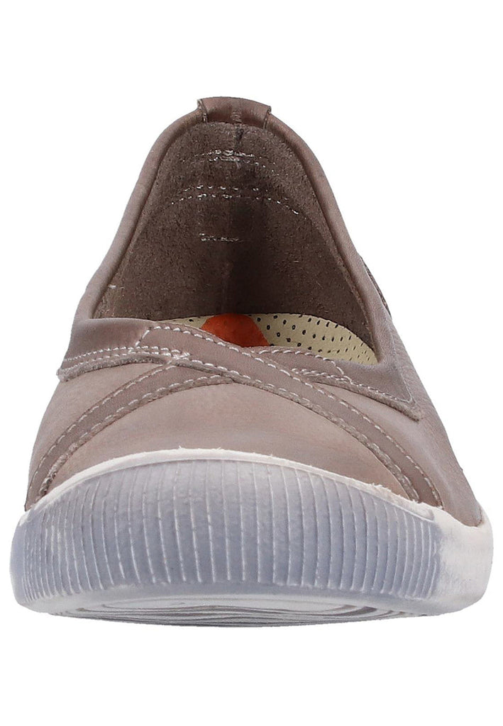 softinos Ballerinas Leder Taupe