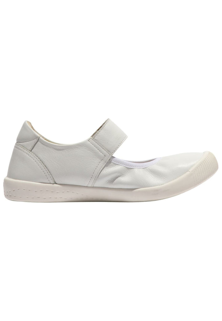 softinos Ballerinas Leder Weiß