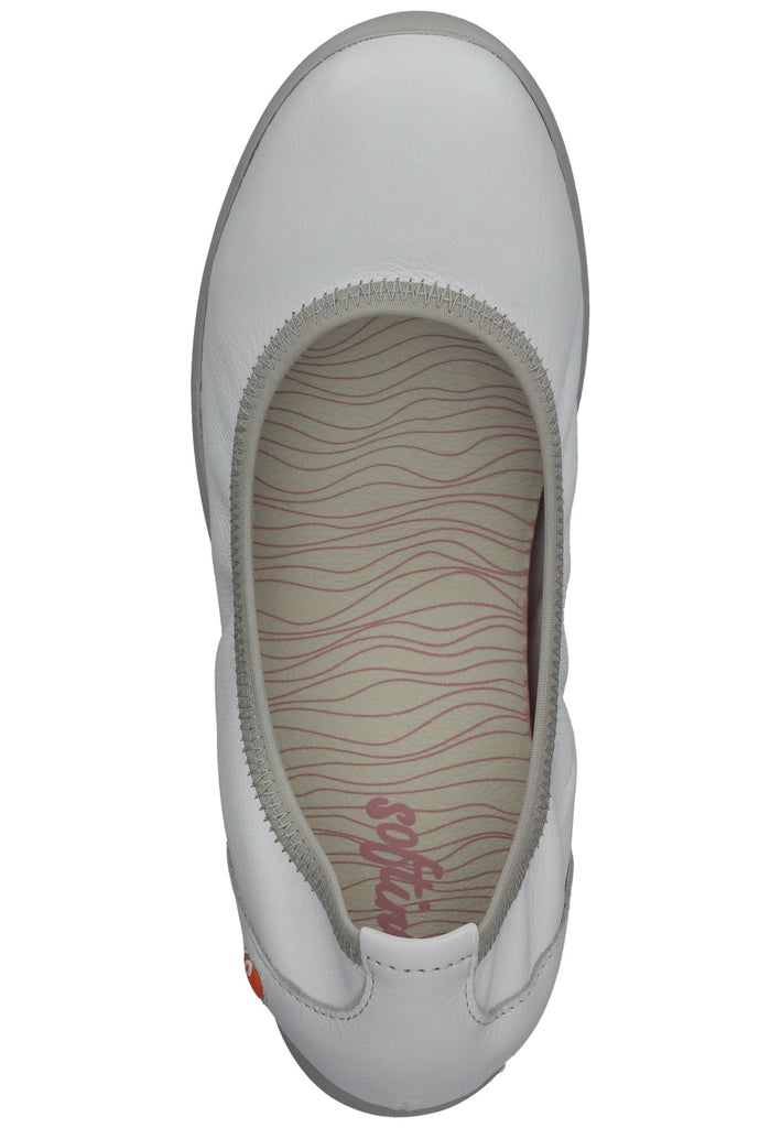 softinos Ballerinas Leder Weiß
