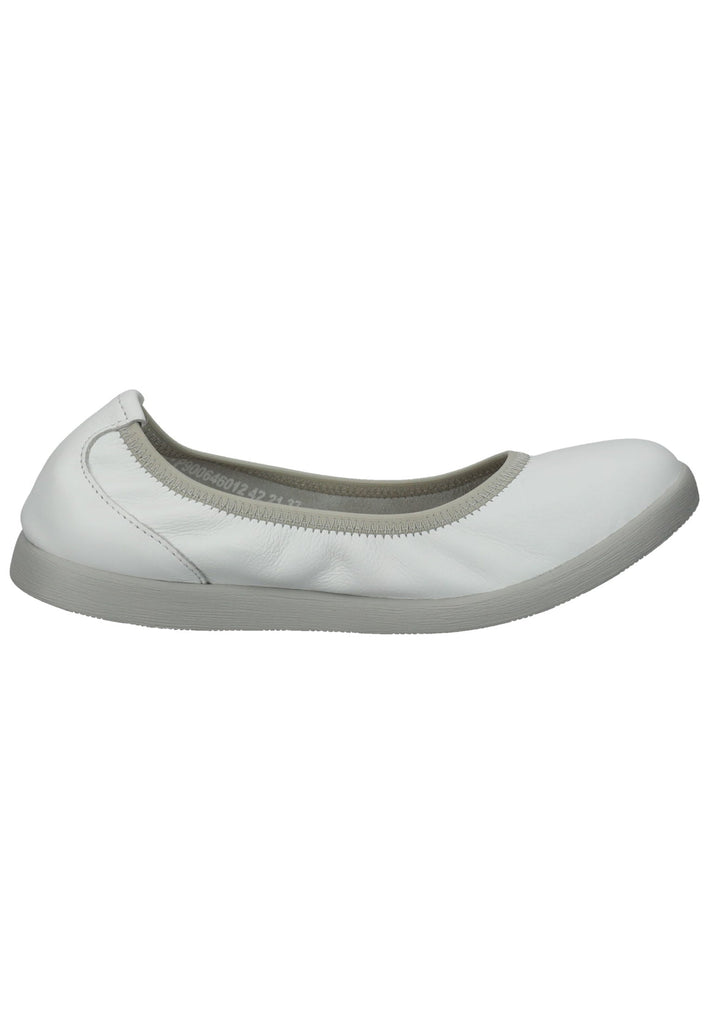 softinos Ballerinas Leder Weiß