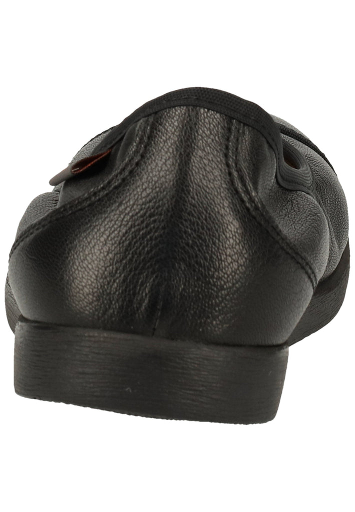 softinos Ballerinas Lederimitat Schwarz