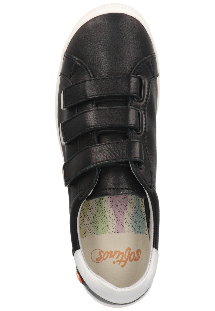 softinos Halbschuhe Leder Schwarz