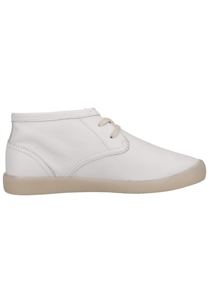 softinos Halbschuhe Leder Weiß