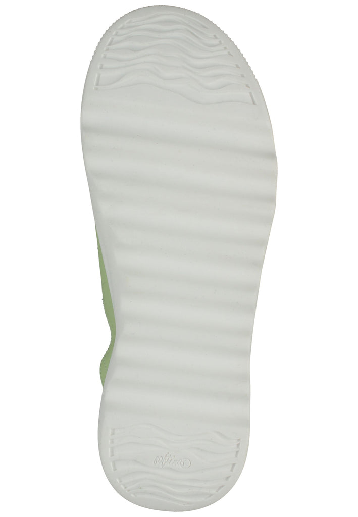 softinos Pantoletten Leder Hellgrün