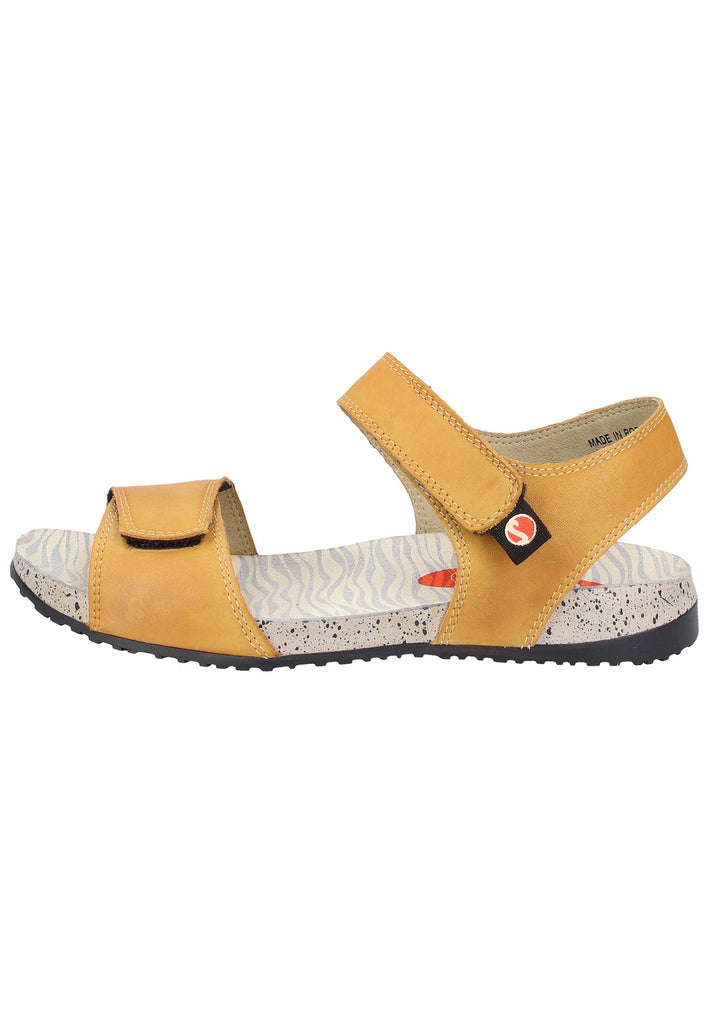 softinos Sandalen Leder Gelb