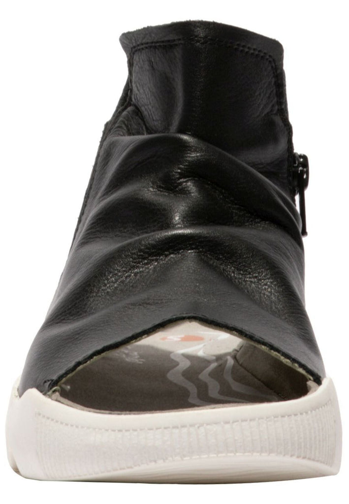 softinos Sandalen Leder Schwarz